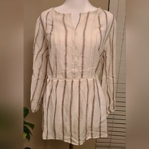 NWT Fever Long 3/4 Sleeve Blouse